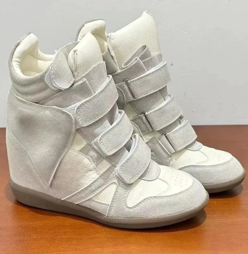 Zapatillas de deporte de caña  - Women'S Fashion Velcro Sneakers reseña y precio
