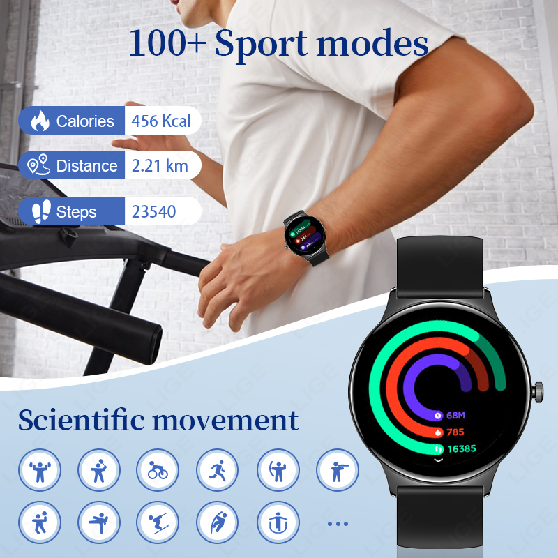 Reloj inteligente LIGE ultrafi - Women Fashion Zone reseña y precio