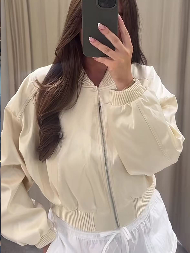 Nueva Chaqueta Bomber para Muj - Women'S Fashion Bomber Jacket reseña y precio